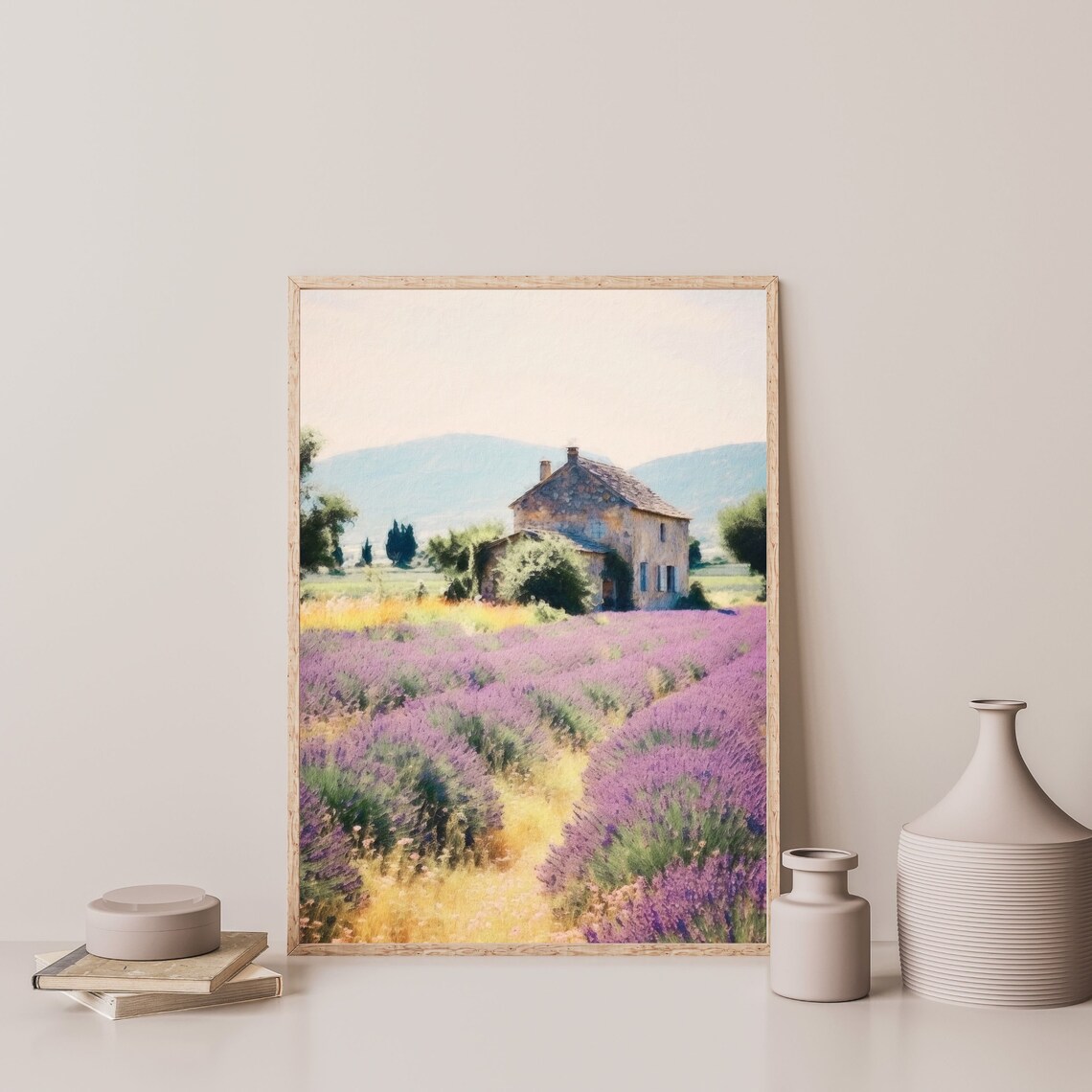 Italian Countryside Vintage Travel Poster, Oil Painting Style - Image 3