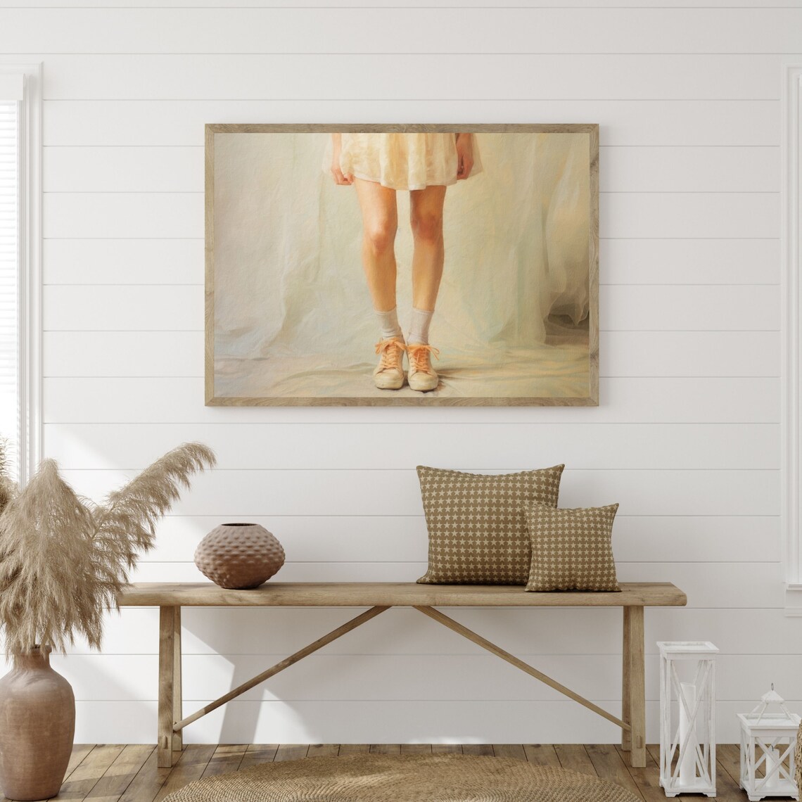 Retro Shoes Vintage Oil-Painting Style Art Print - Image 3