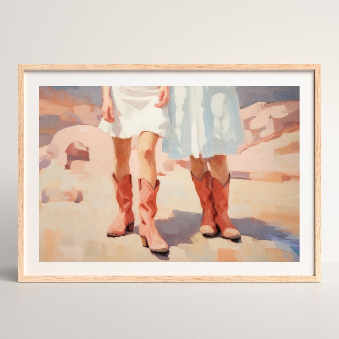 Cowgirl Retro Country Aesthetic, Western Art Print - Image 2