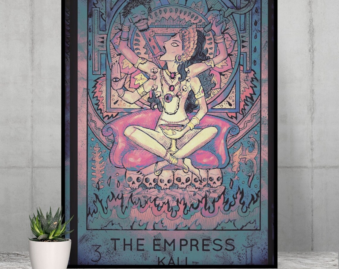 Kali Goddess, Kali And Shiva Illustration