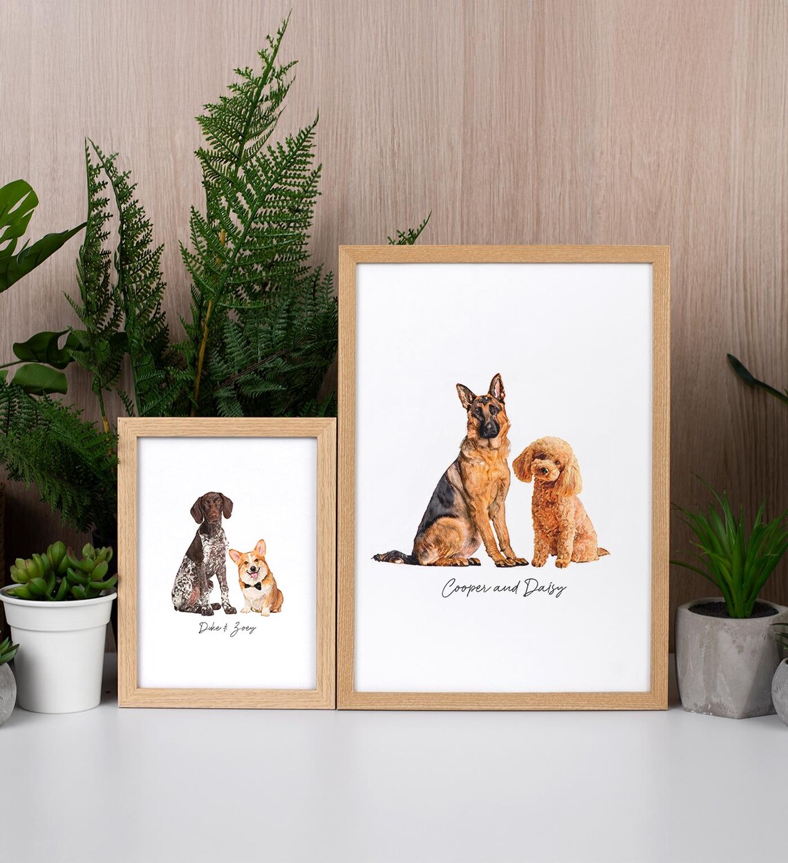 Custom Watercolor Pet Portrait Personalized French Bulldog Art Print - Image 7