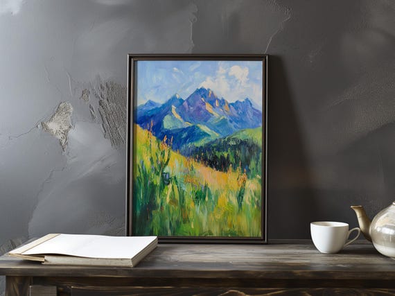 Paul Cezanne Inspired Impressionist Art Print Captivating French Landscape And Maritime Poster Still Life Prints Wall Decor