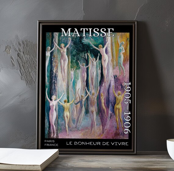 Henri Matisse Le Bonheur de Vivre Lavender Grove Dance Poster