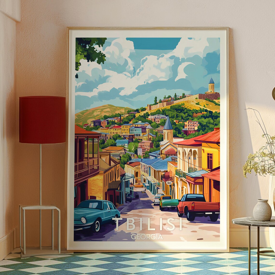 Tbilisi Europe Travel Poster - Image 2