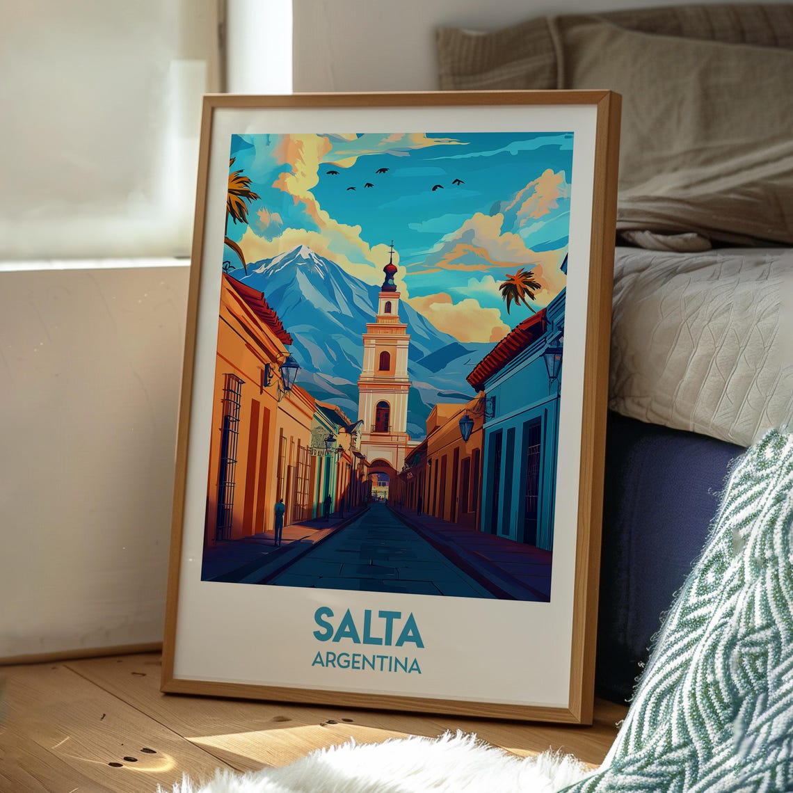 Salta Travel Print Argentina Wall Art Poster Gift For Traveller - Image 3