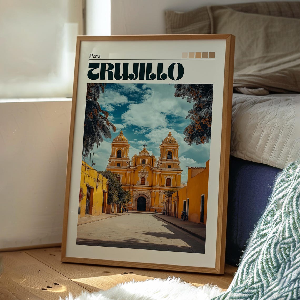 Trujillo Poster Puno Art Peru Travel Print Wall Backpacking South America - Image 3