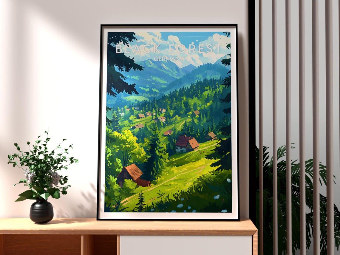 The Brothers Grimm Black Forest Travel Gift Poster