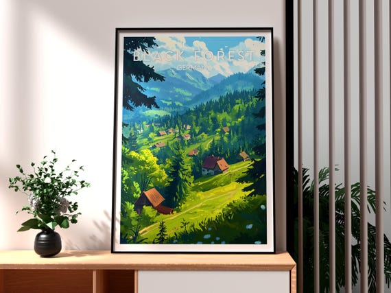 The Brothers Grimm Black Forest Travel Gift Poster