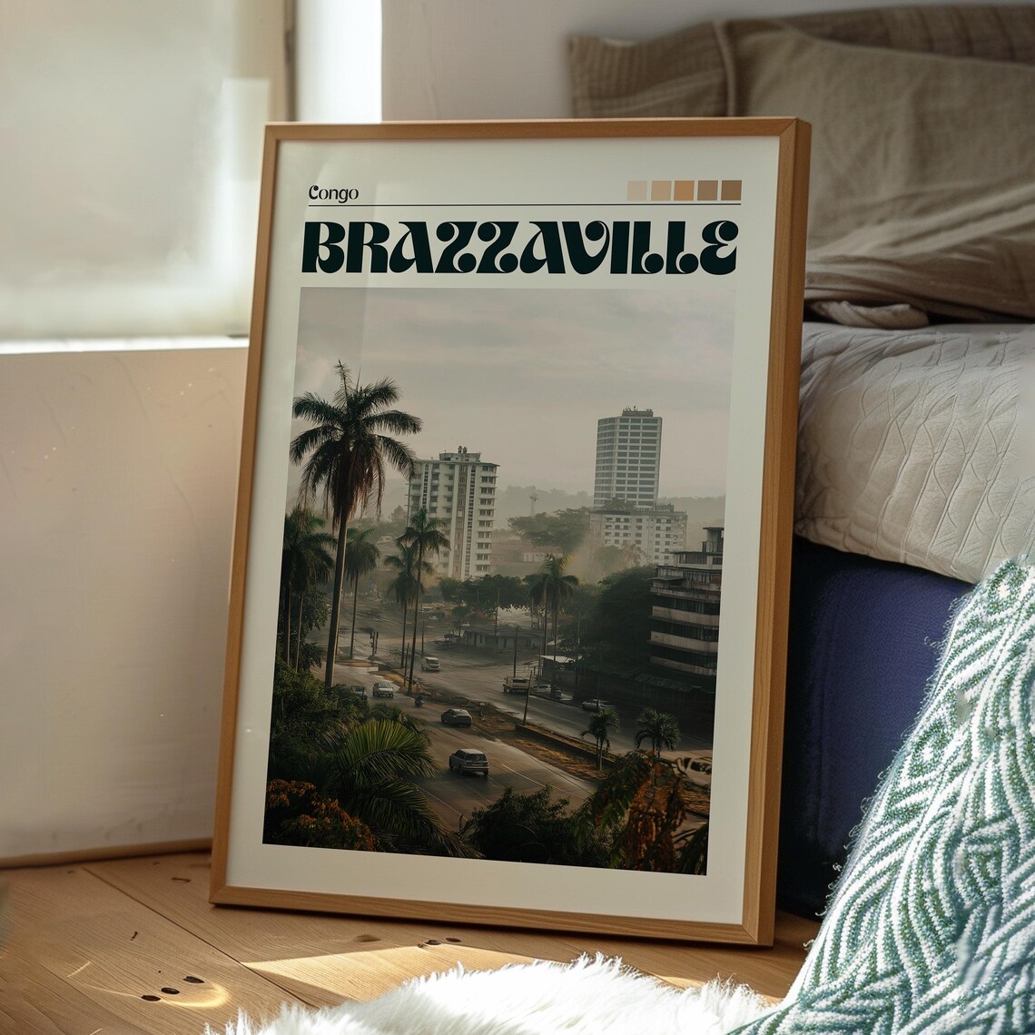 Brazzaville Travel Poster, Republic Of The Congo - Image 3
