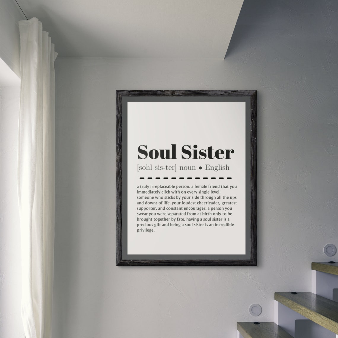 Soul Sister Definition Bestie Gift Soul Sister Print Bestie Birthday Gift Friendship Gifts Gifts For Her Bday Gifts