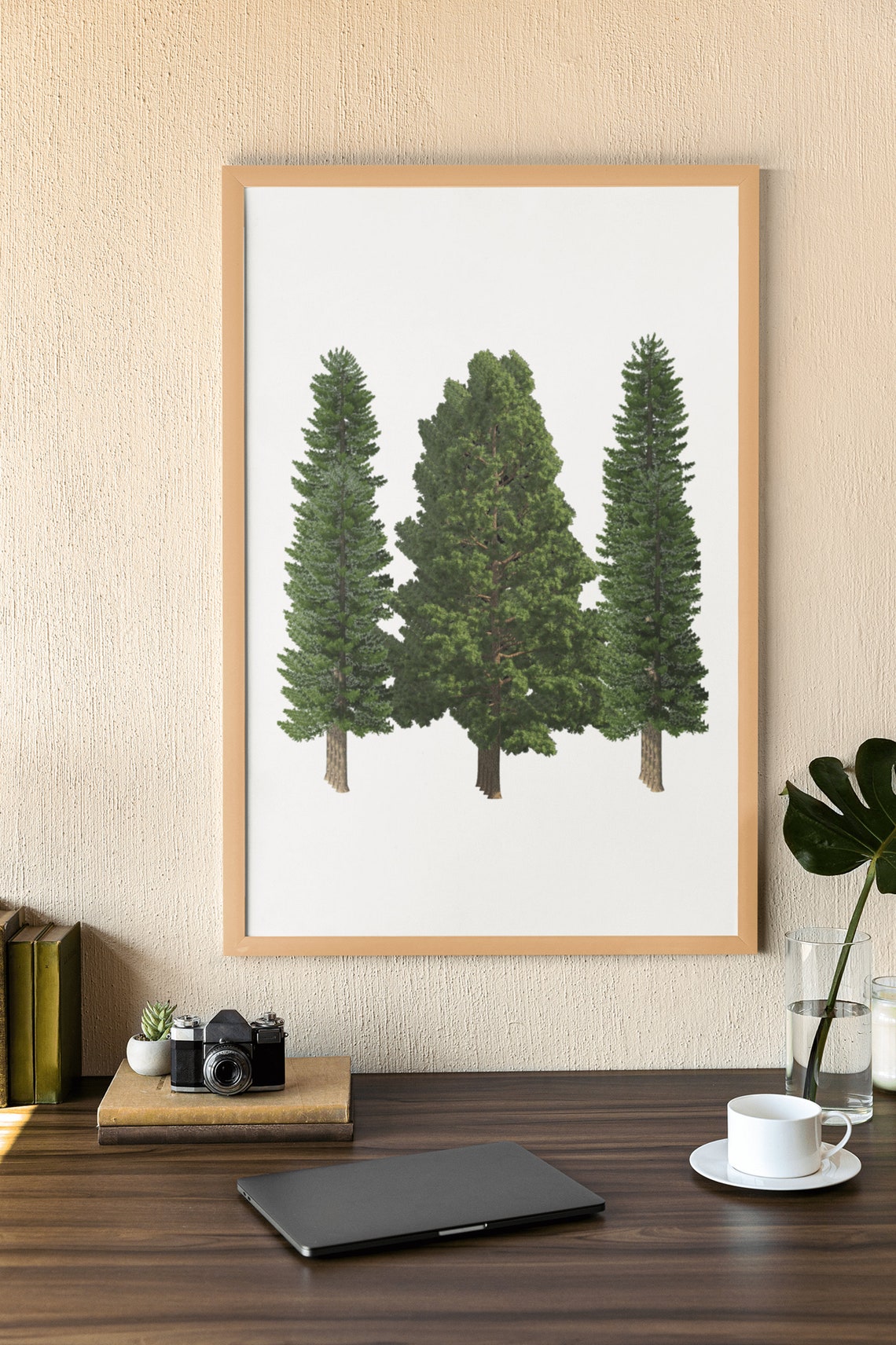 Lush Green Pine Tree Print Pine Tree Wall Art - Image 8