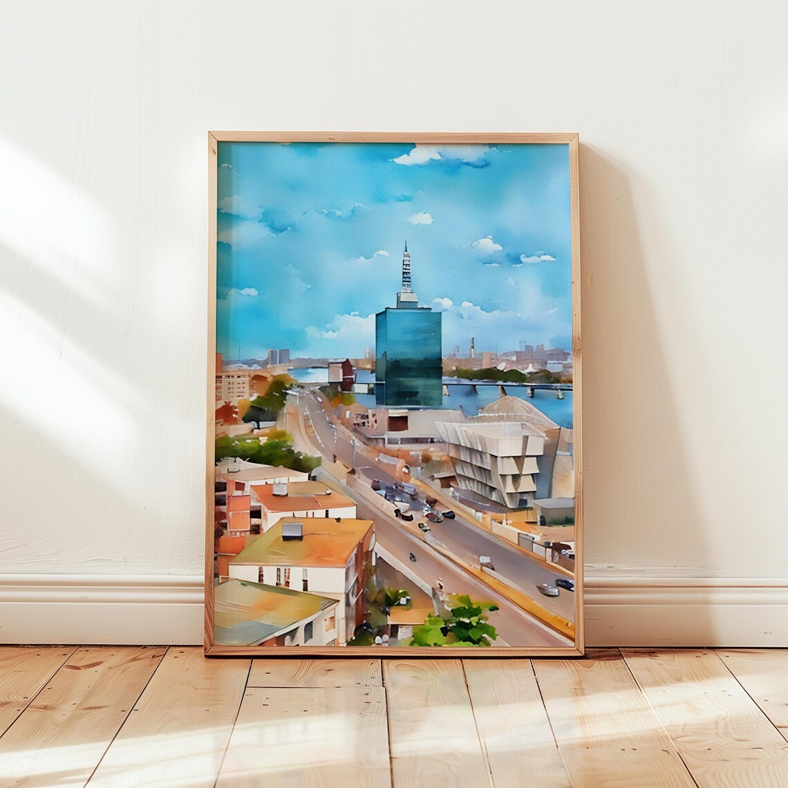 Lagos Watercolor Art Lagos Wall Art Lagos Painting Lagos Artwork Travel Poster Print Lagos Art Print Lagos Home Decor