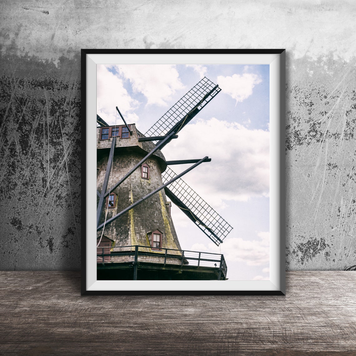 Fabyan Windmill Old Dutch Wooden Windmill Geneva Illinois Poster