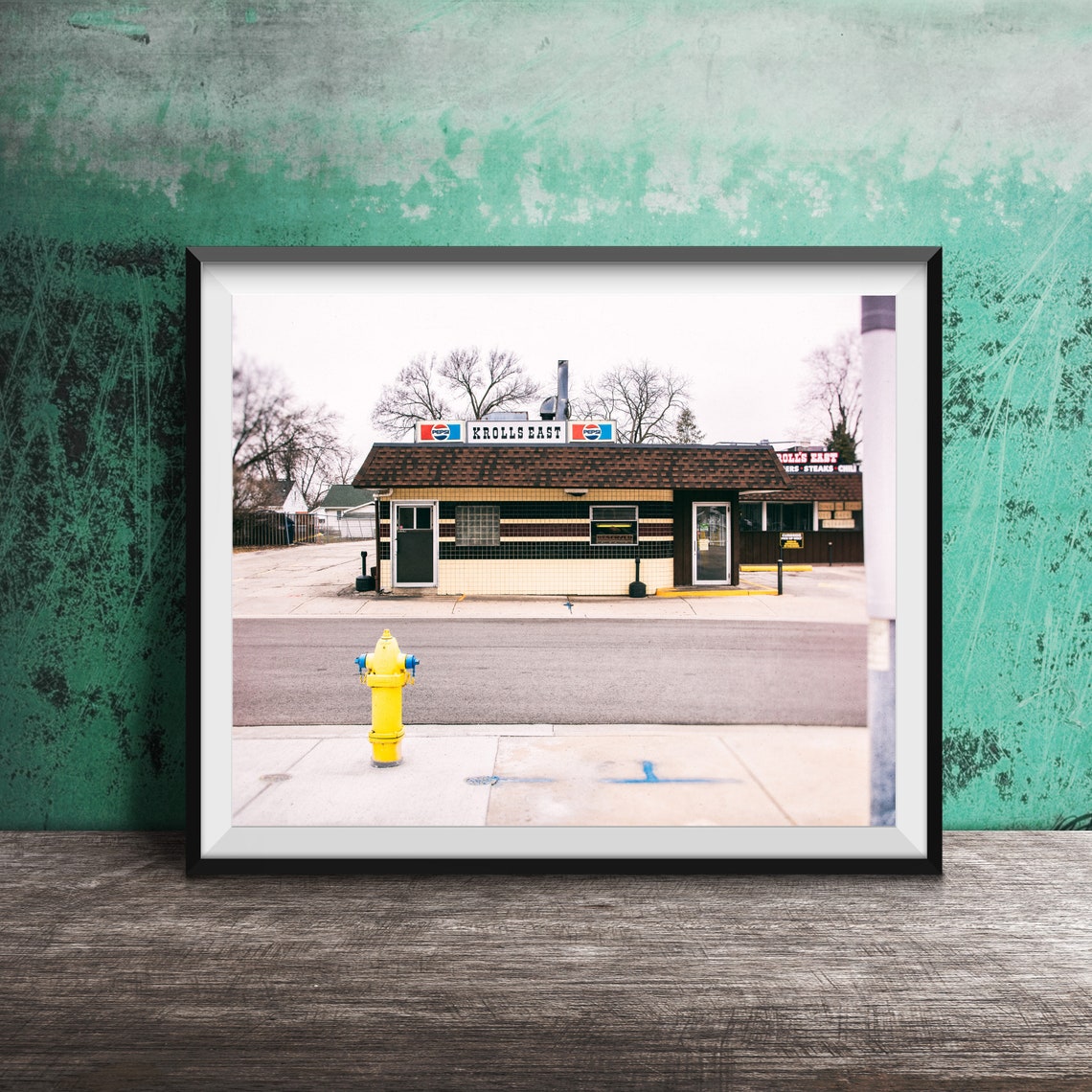 Krolls East Restaurant Green Bay Wisconsin Storefront Photo Poster
