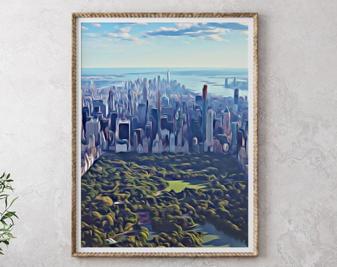 New York City Central Park Print New York Print Central Park Wall Art Central Park Poster New York City Print Nyc Poster New York - Image 2