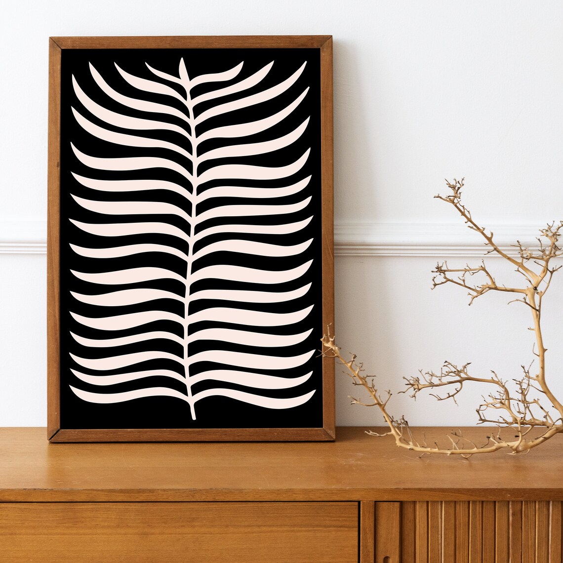 Botanical Wall Decor, Minimalist Floral Illustration - Image 3