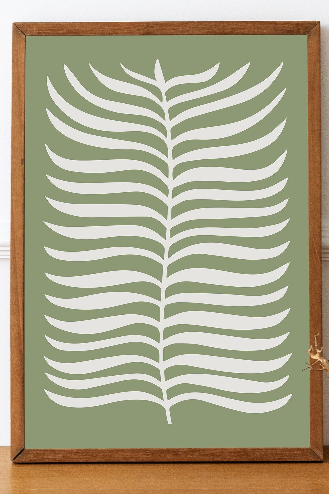 Botanical Print, Fern and Flower Illustration - Image 3