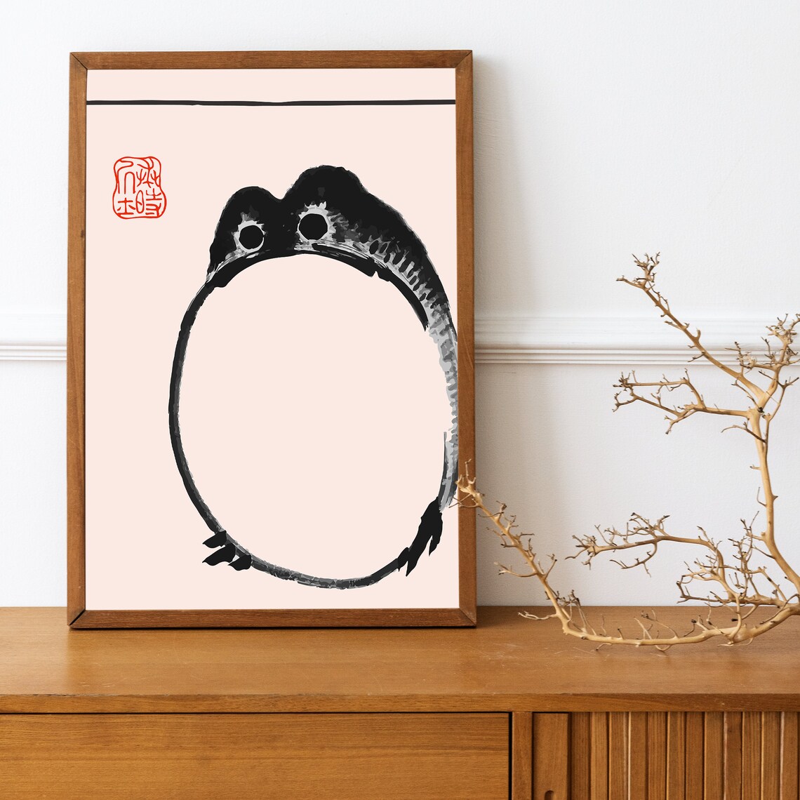 Japanese Frog Matsumoto Hoji, Vintage Poster - Image 4