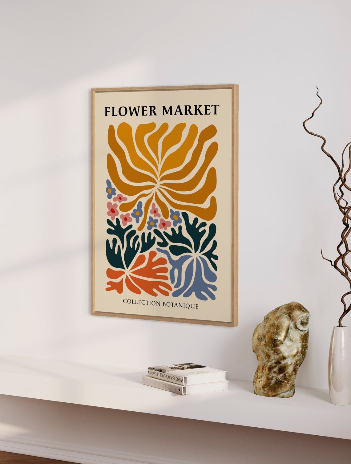 Botanical Flower - Contemporary Travel Poster - Image 2
