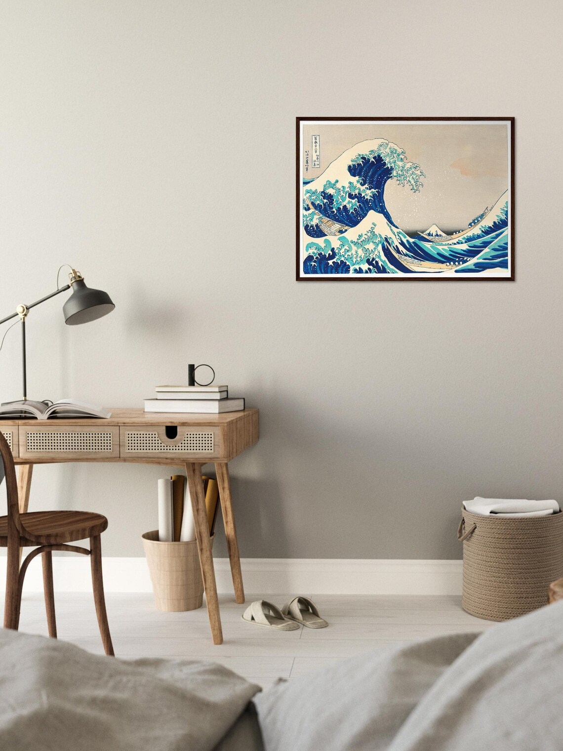 The Great Wave at Kanagawa, Vintage Japan Poster - Image 4
