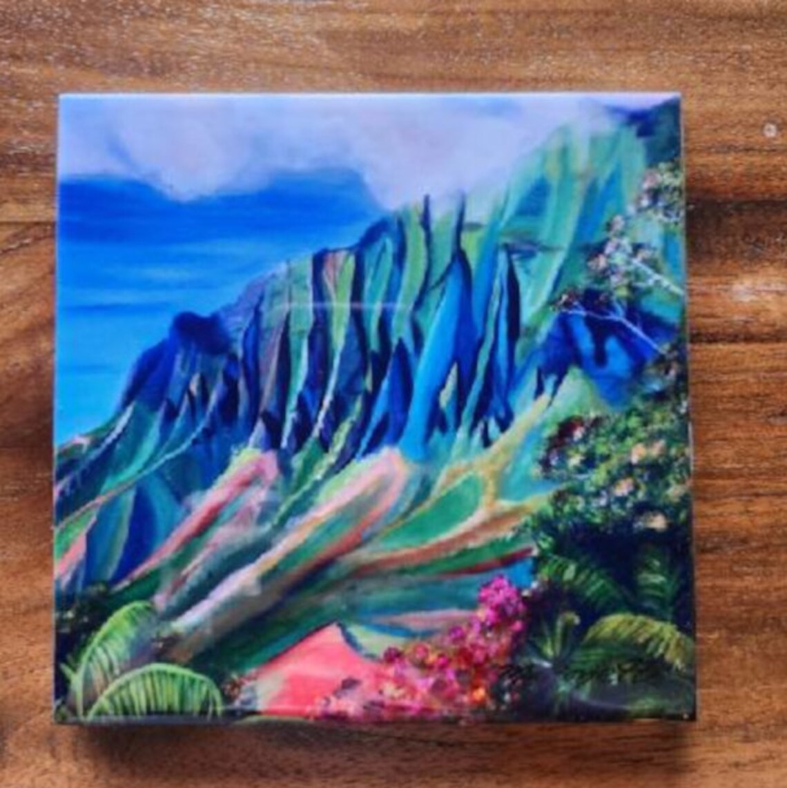 Kalalau Valley Kauai Landscape Art Print by Marionette