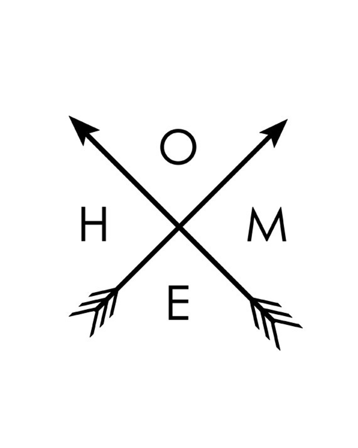 Home Art Black And White Prints Modern Home Decor Arrows Prints Typograhpy Sign Housewarming Gift Minimal Art Arrow - Image 2