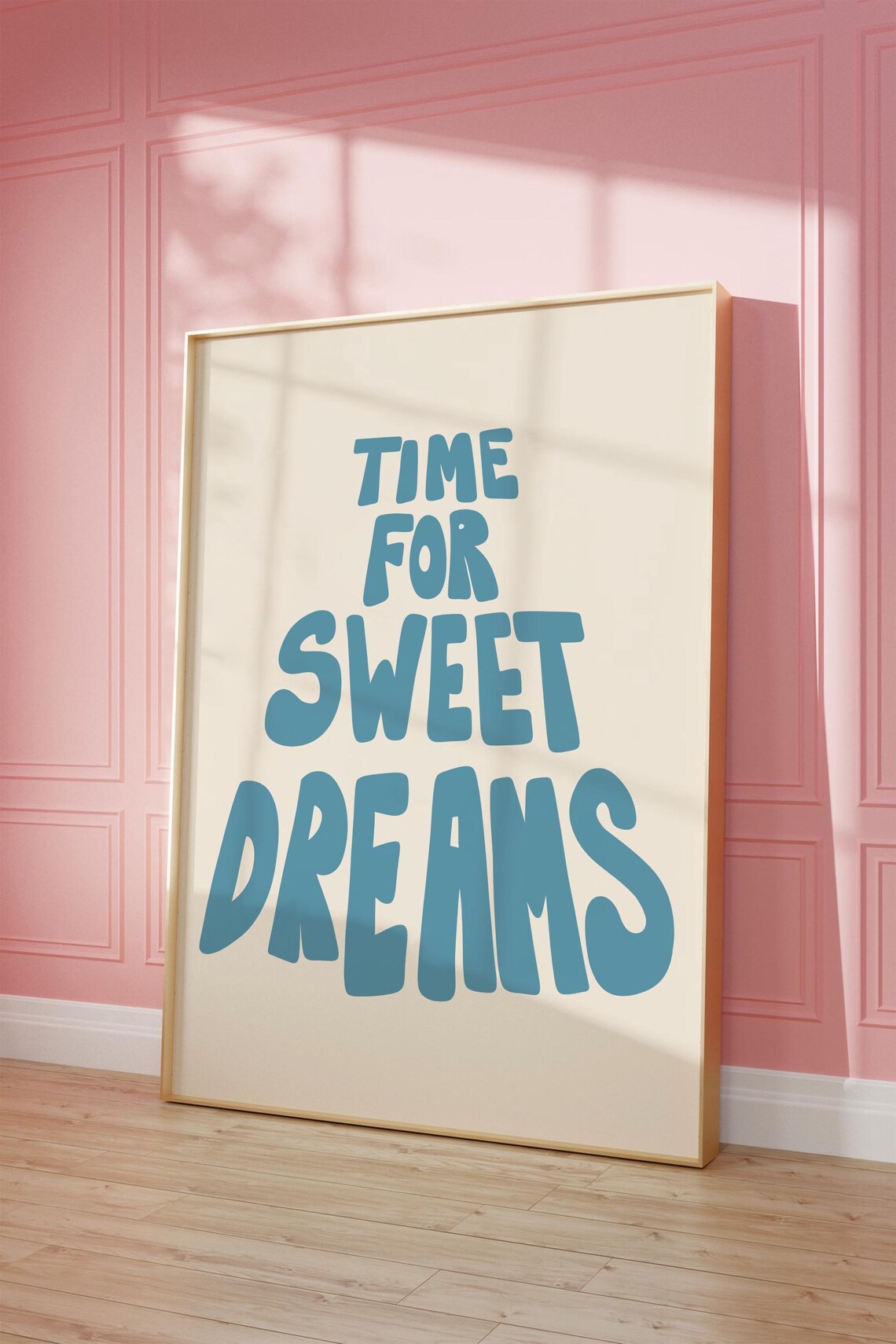 Sweet Dreams Print Above Bed Print Dorm Room Prints Teen Girl Bedroom Prints College Apartment Mid Century Aesthetic Prints - Image 3