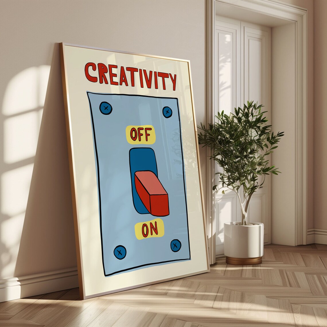 Creative Mode Retro Wall Art Print, Colorful Decor - Image 2