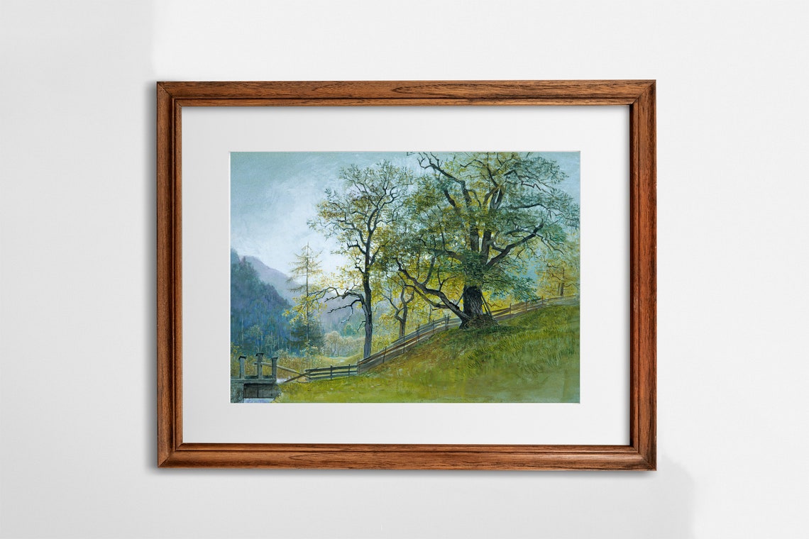 Home Decor Wall Art Vintage Gallery Set Ladscape Gallery Art Prints Farmhouse Decor Wall Art - Image 4