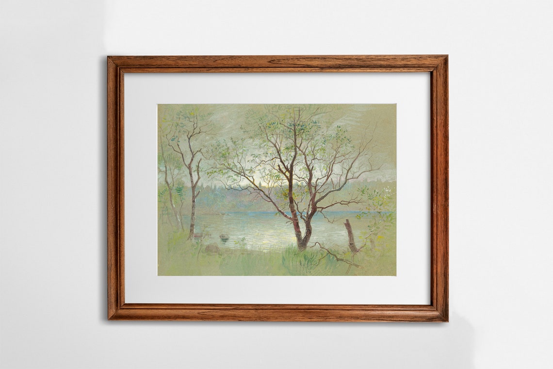 Home Decor Wall Art Vintage Gallery Set Ladscape Gallery Art Prints Farmhouse Decor Wall Art - Image 3
