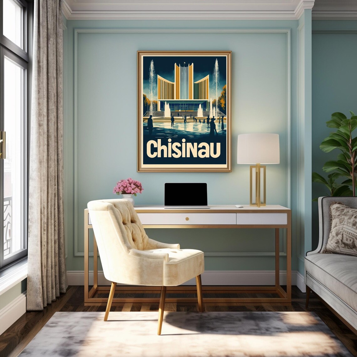 Chiinu Retro Inspired Modernist Architecture Poster - Image 2