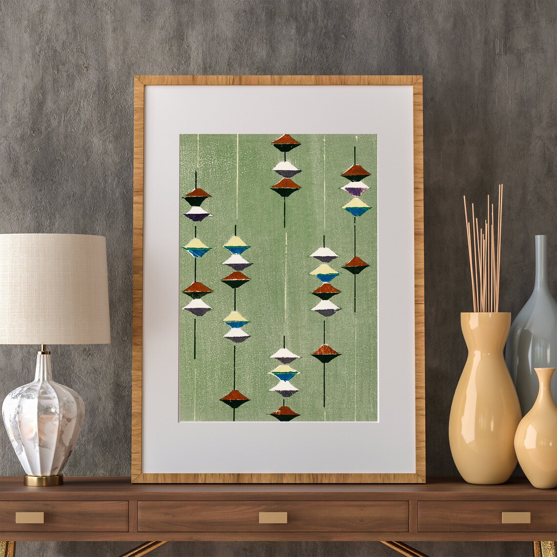 Japandi Wall Decor, Vintage Japanese Art Print - Image 3