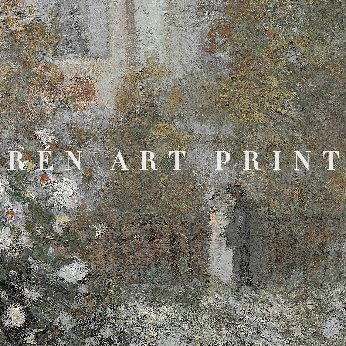 Claude Monet Print, Vintage Rose Garden Art - Image 2