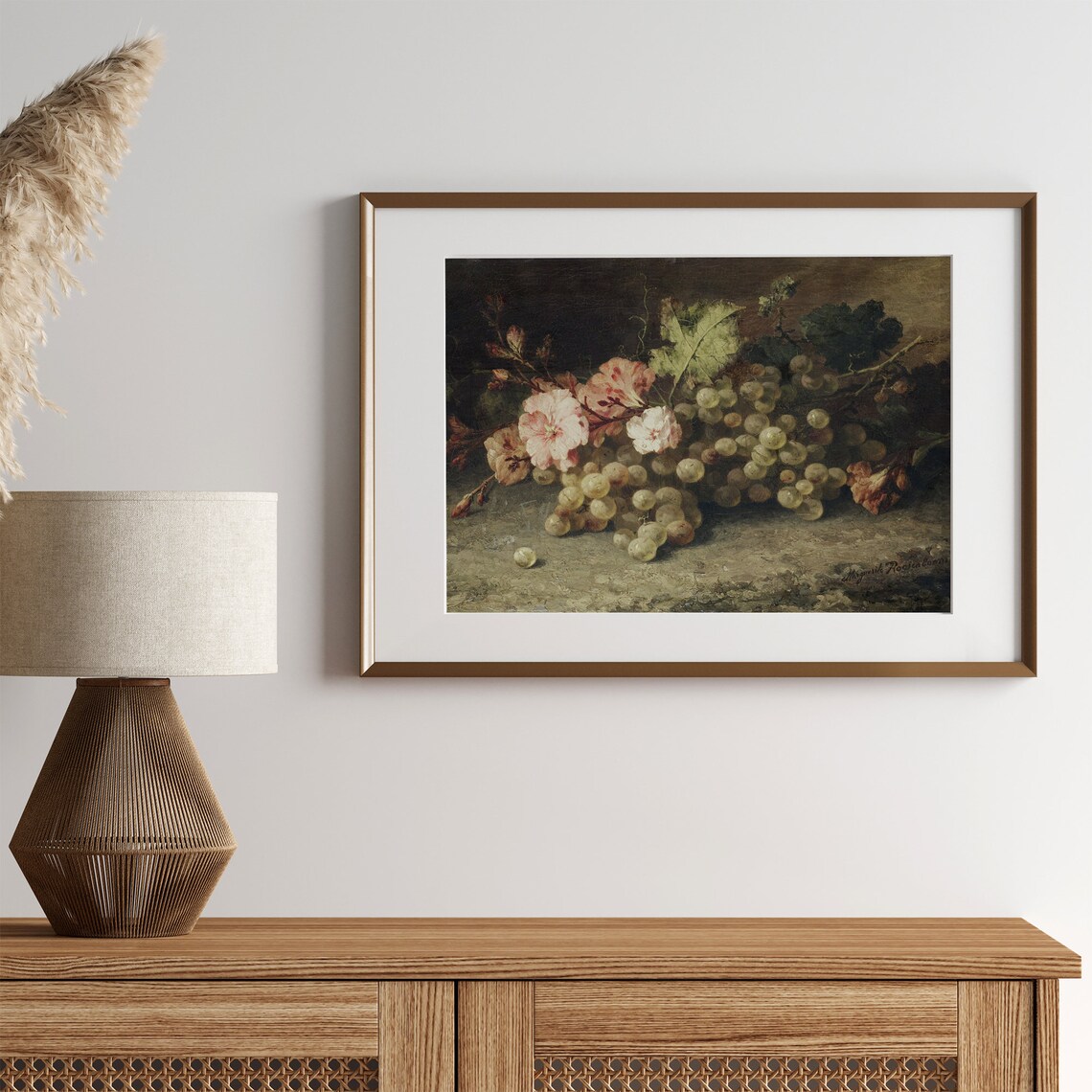 Vintage Still Life Painting Art Print, Kitchen Farmhouse - Image 2