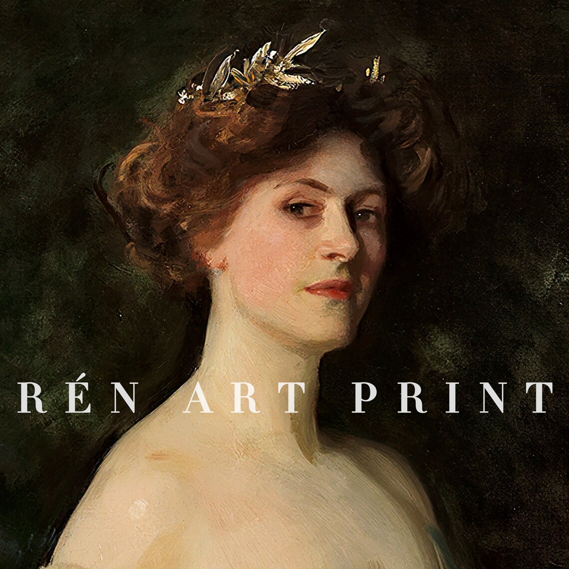 Victorian Woman Vintage Lady Portrait Art Print - Image 3