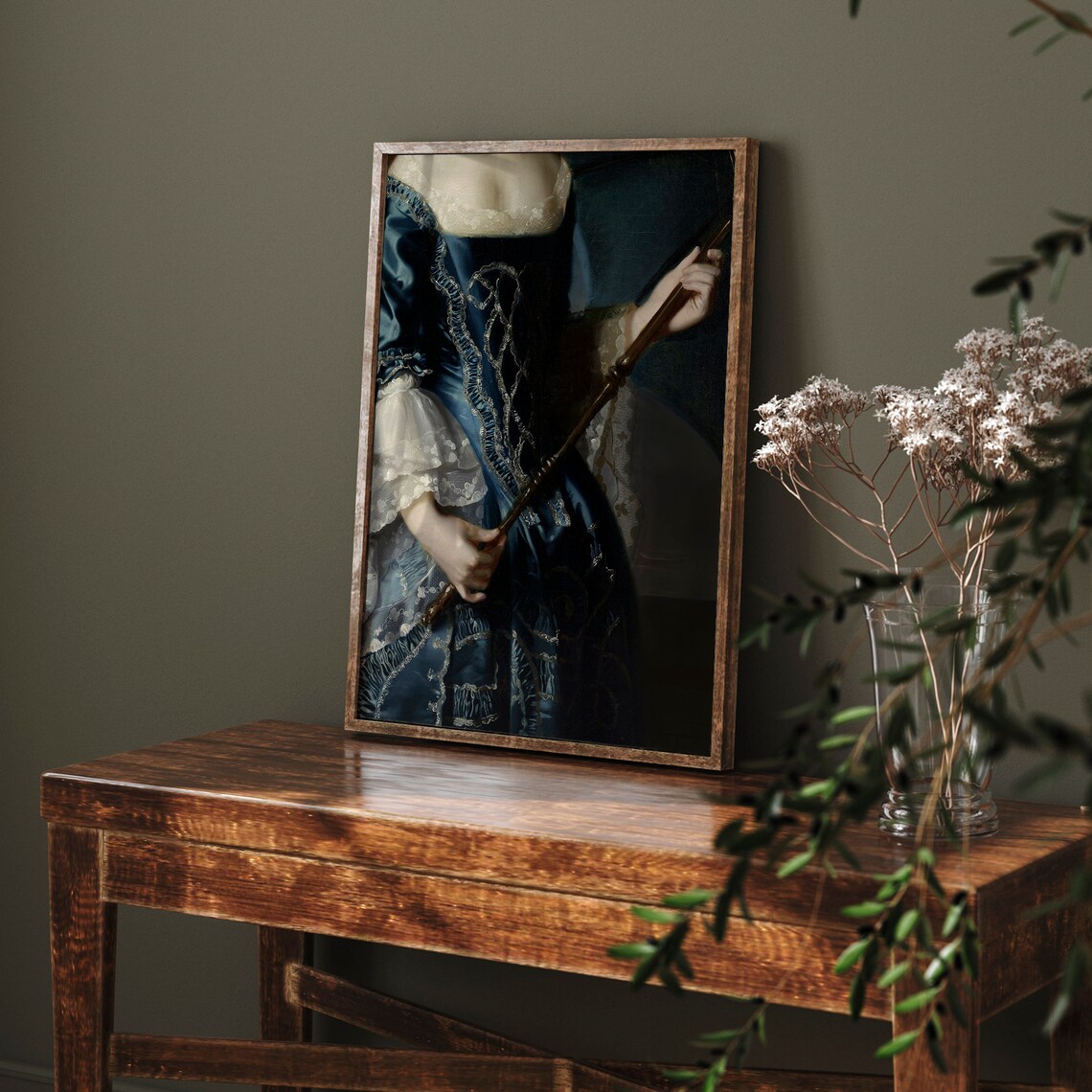 Victorian Woman Portrait Vintage Art Print - Image 3