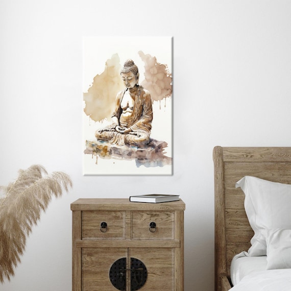Buddha Meditation Boho Wall Art Print