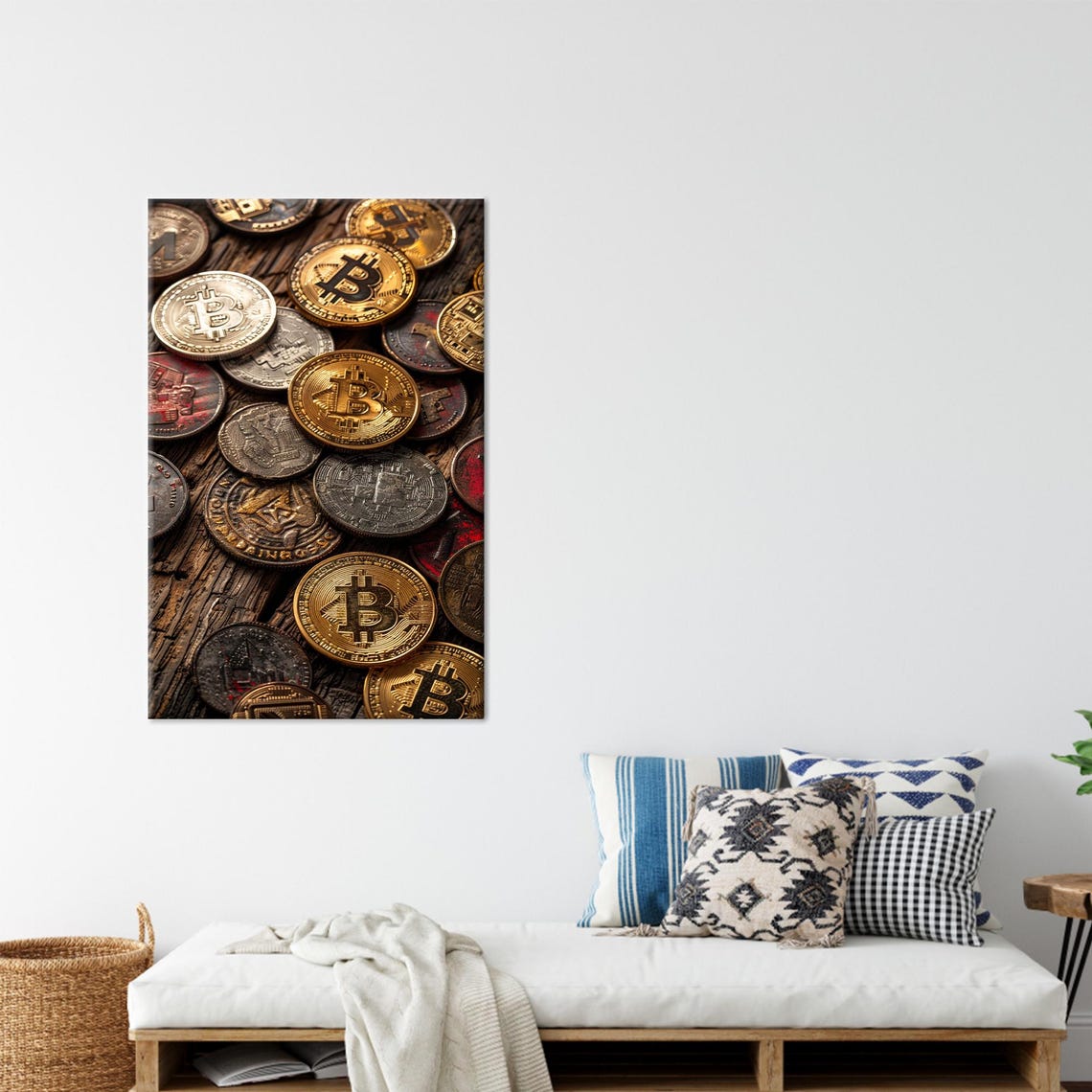 Money Network Modern Decor Art Print