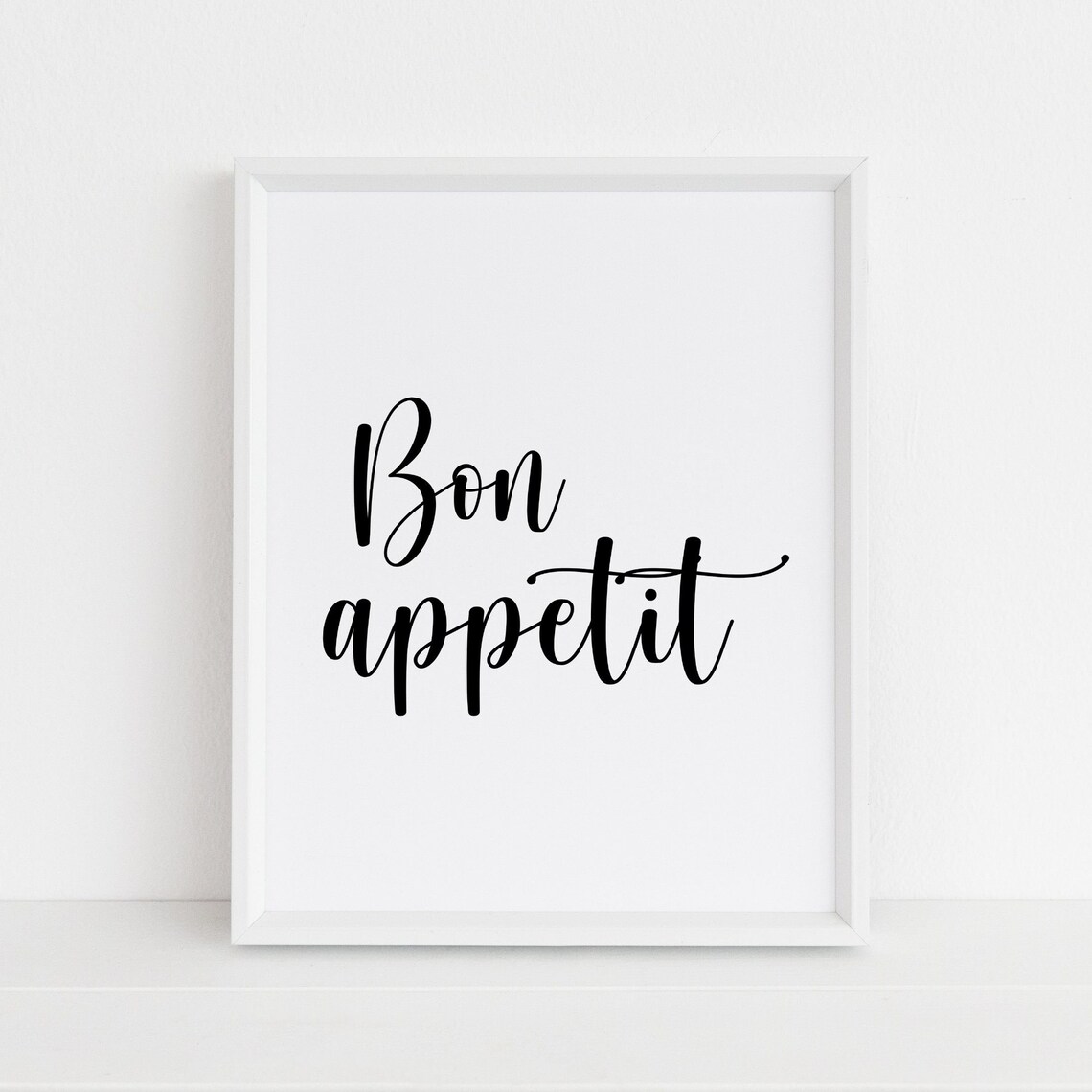 Bon Appetit Print, Minimalist Kitchen Decor - Image 4