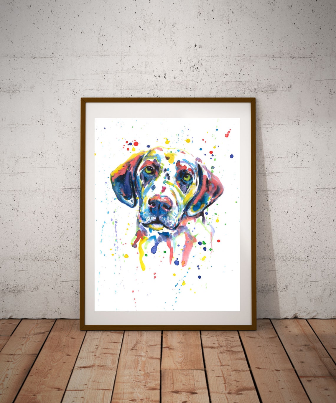Dog Print Dog Poster Nursery Print Art Print Drawing Watercolor Poster Kids Room Playroom Decor Kids Room Animal Print