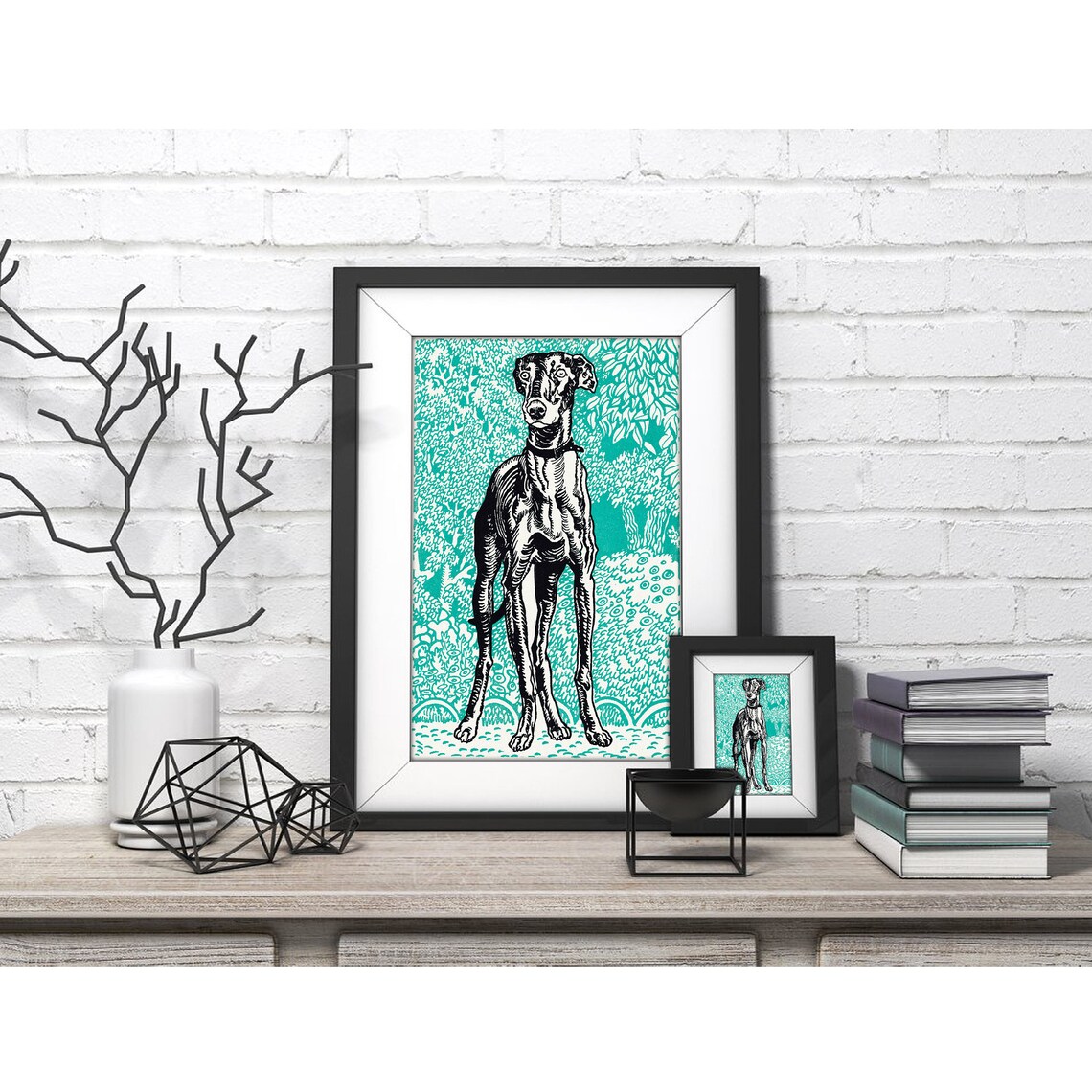 Greyhound Vintage Art Print, Classic Wall Decor - Image 4