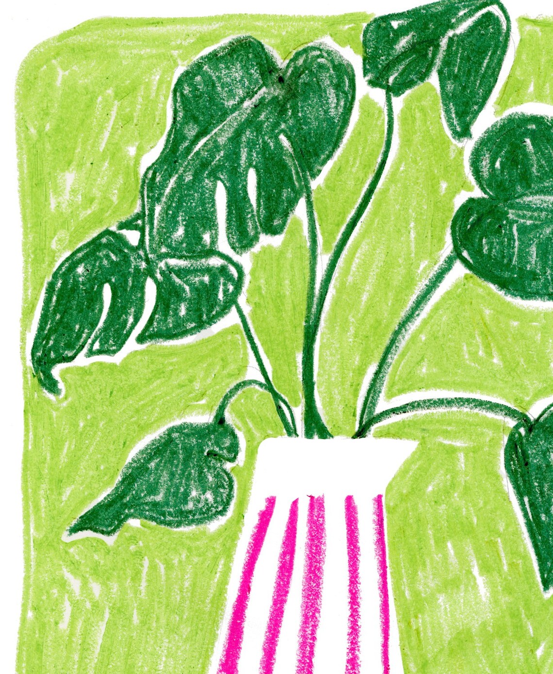 Monstera Art Print, Modern Botanical Poster - Image 2