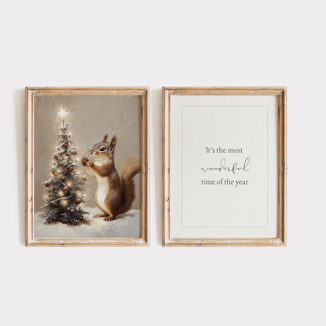 Vintage Christmas Quote Art Print, Holiday Seasonal - Image 3