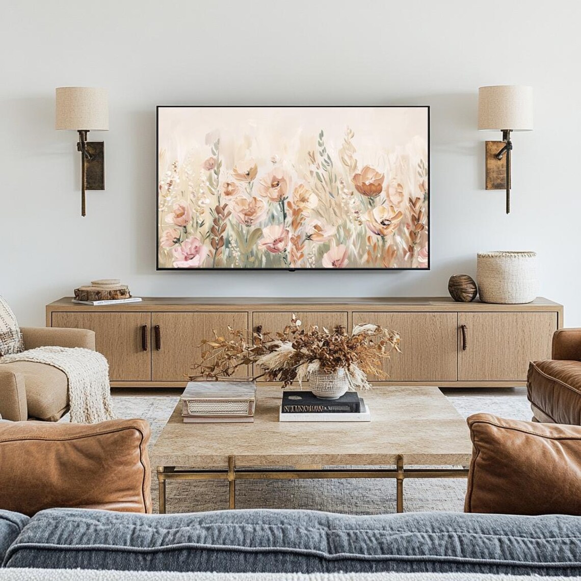 Wildflower Easter Spring Floral Art Print - Image 2