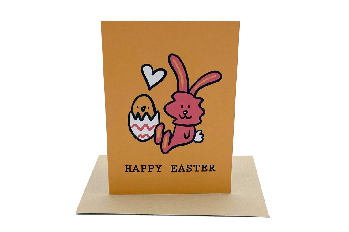 Easter Bunny, Cute Easter Greeting Card