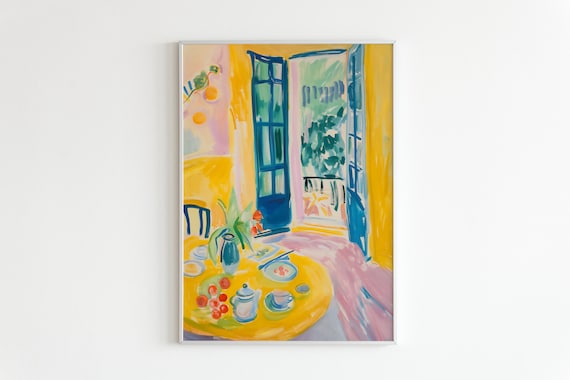 Henri Matisse Breakfast Room Art Print, Fauvism