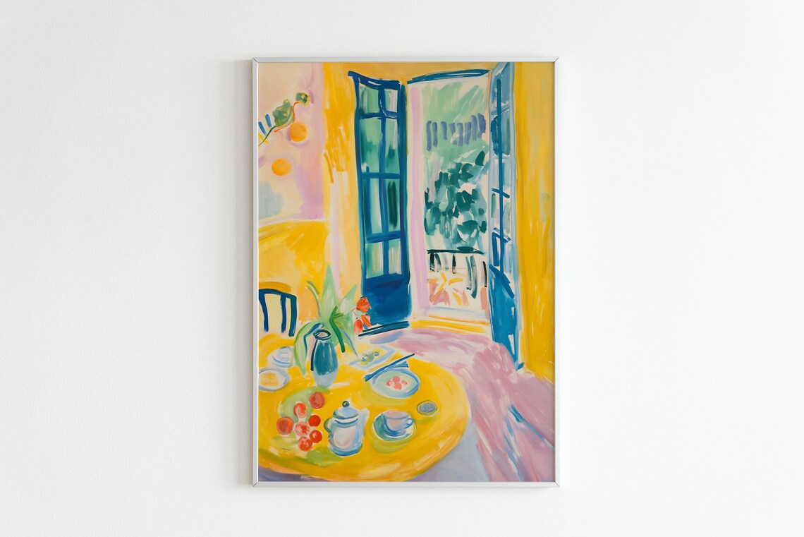 Henri Matisse Breakfast Room Art Print, Fauvism