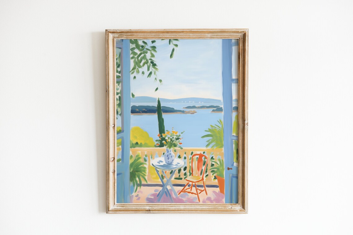 Matisse Open Window, Colorful Modern Art Print - Image 2