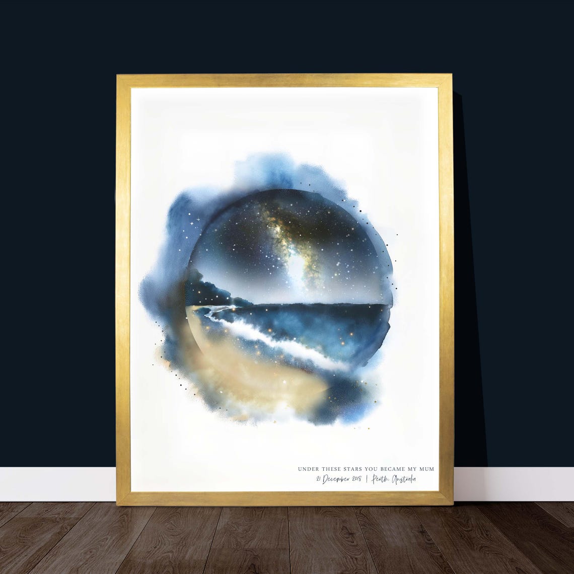 Personalized Star Map Print For Mothers Day Unique Gift For Australian Mums Custom Framed Star Map Keepsake Perfect Mothers Day Gift
