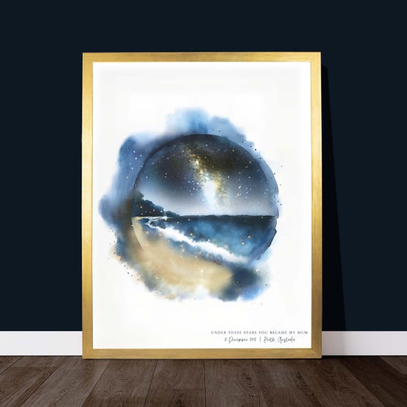 Personalized Star Map Print For Mothers Day Unique Gift For Australian Mums Custom Framed Star Map Keepsake Perfect Mothers Day Gift